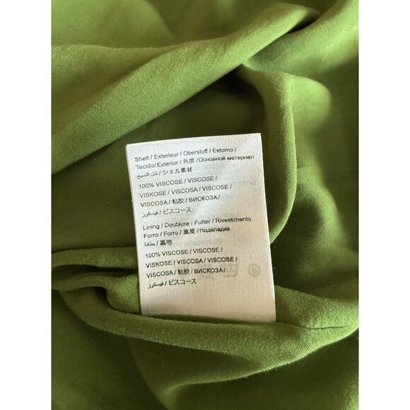 Farm Rio Long Sleeve Green Floral Dress 1X NWT Elinor Tunic Ruffle Short Flowy - Picture 12 of 15